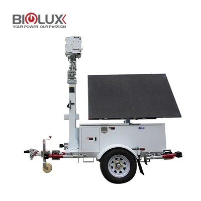 Robust Solar CCTV -trailer til udendørs